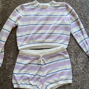 Cute pajama shorts set.